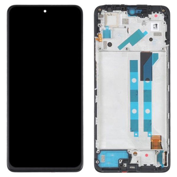 Original AMOLED LCD Screen For Xiaomi Redmi Note 11 Pro 4G / Redmi Note 11E Pro 5G / Poco X4 Pro 5G / Redmi Note 11 Pro+ 5G India Digitizer Full Assembly with Frame - Image 2