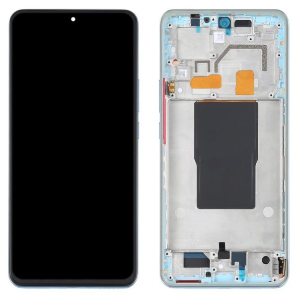 Original AMOLED LCD Screen For Xiaomi Redmi K50 Ultra / 12T / 12T Pro Digitizer Full Assembly with Frame (Blue) - Image 2