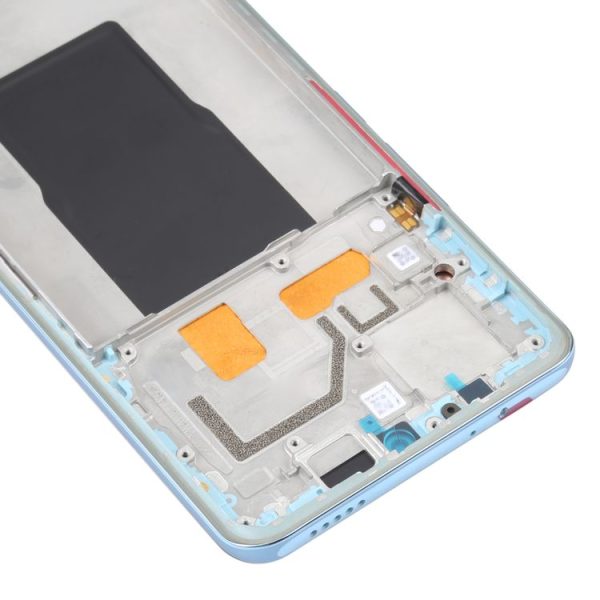 Original AMOLED LCD Screen For Xiaomi Redmi K50 Ultra / 12T / 12T Pro Digitizer Full Assembly with Frame (Blue) - Image 4