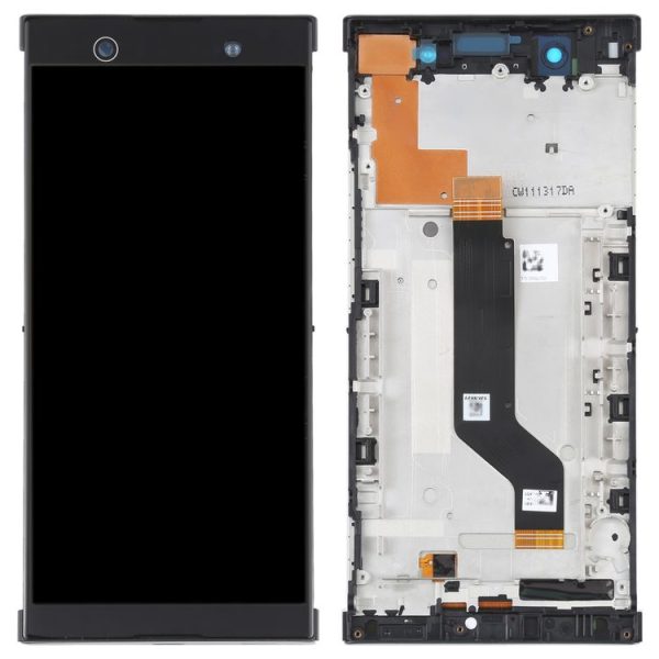 Original LCD Screen For Sony Xperia XA1 Ultra G3226 Digitizer Full Assembly with Frame (Black) - Image 2