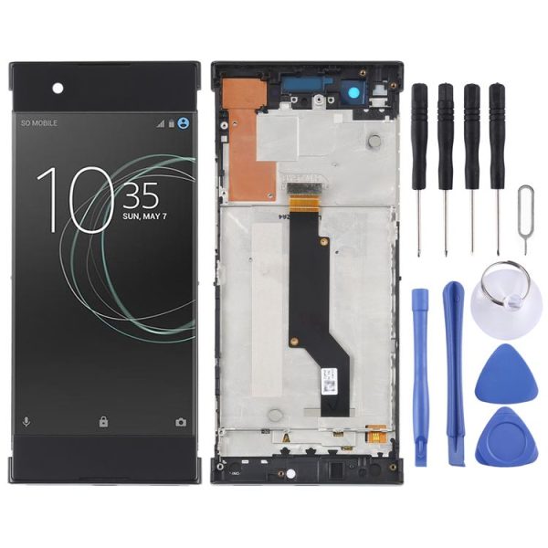Original LCD Screen For Sony Xperia XA1 G3116 Digitizer Full Assembly with Frame (Black)