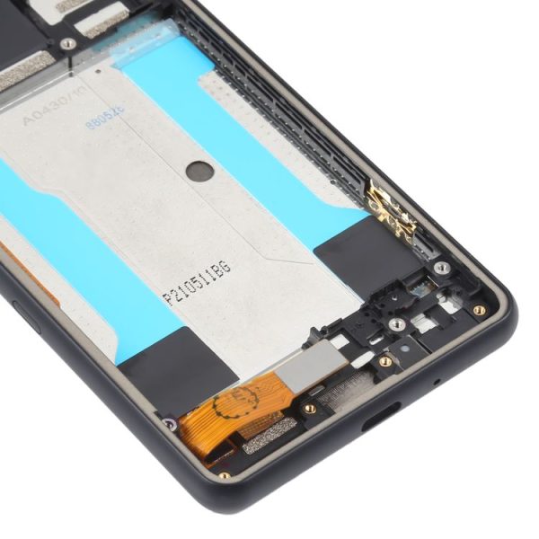 Original LCD Screen For Sony Xperia 10 III SO-52B Digitizer Full Assembly with Frame (Black) - Image 3