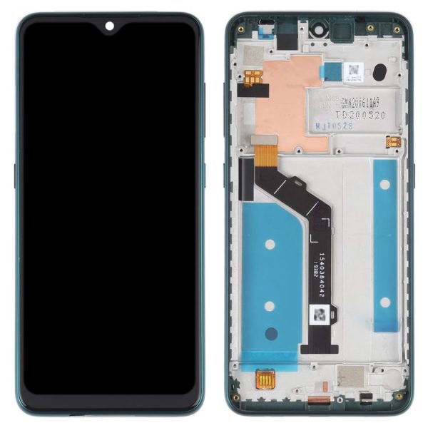Original LCD Screen For Nokia 7.2 / 6.2 Digitizer Full Assembly with Frame (Green) - Image 2