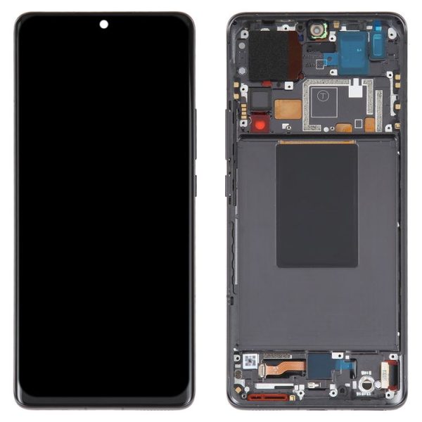 Xiaomi 12 Pro / 12S Pro AMOLED Original LCD Screen Digitizer Full Assembly with Frame (Black) - Image 2