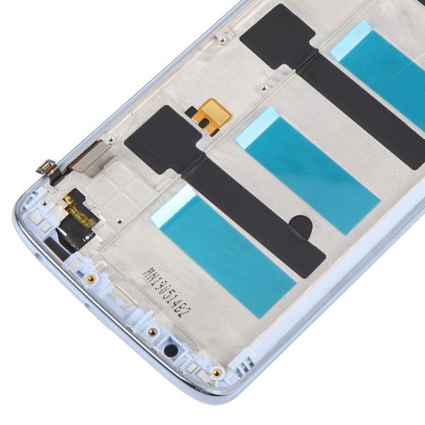 Original LCD Screen For Motorola Moto G6 Plus Digitizer Full Assembly With Frame (Blue) - Image 3