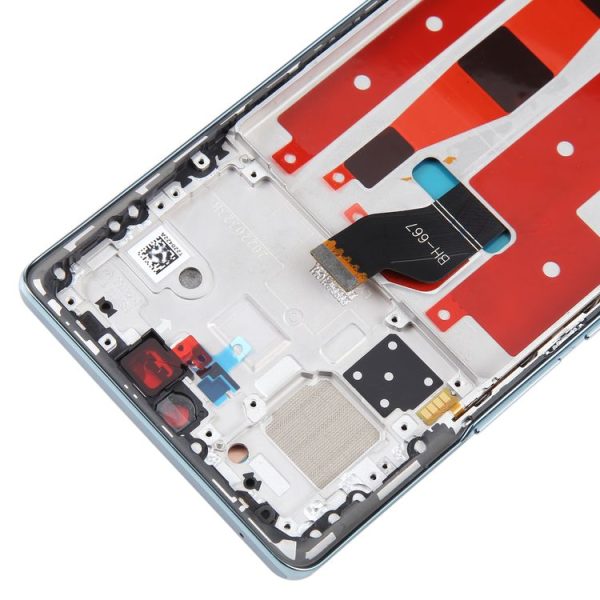 Original LCD Screen For Honor 70 Digitizer Full Assembly with Frame (Green) - Image 5