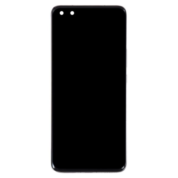 Original LCD Screen For Honor Magic4 Pro Digitizer Full Assembly with Frame (Black) - Image 2