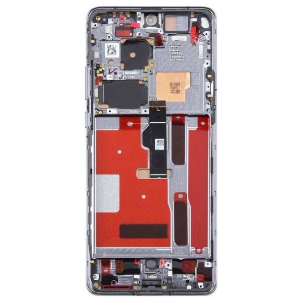 Original LCD Screen For Huawei P50 Pro Digitizer Full Assembly with Frame (Black) - Image 3