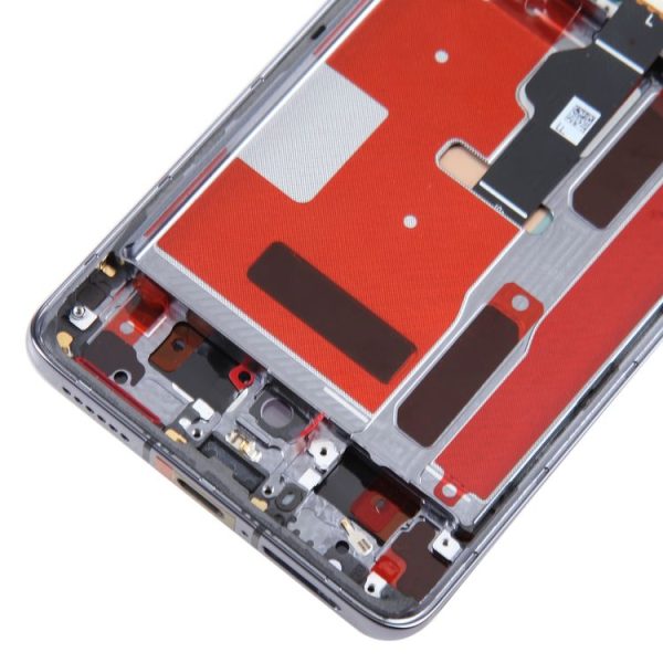 Original LCD Screen For Huawei P50 Pro Digitizer Full Assembly with Frame (Black) - Image 4