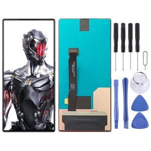 AMOLED Material LCD Screen for ZTE Nubia Red Magic 8 Pro NX729J With Digitizer Full Assembly (Black)
