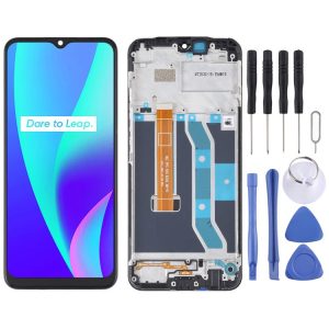 Original LCD Screen and Digitizer Full Assembly With Frame for OPPO Realme C15 RMX2180 (Qualcomm Version)