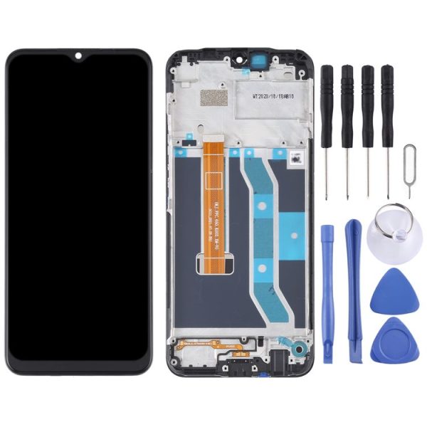 Original LCD Screen and Digitizer Full Assembly With Frame for OPPO Realme C15 RMX2180 (Qualcomm Version) - Image 2