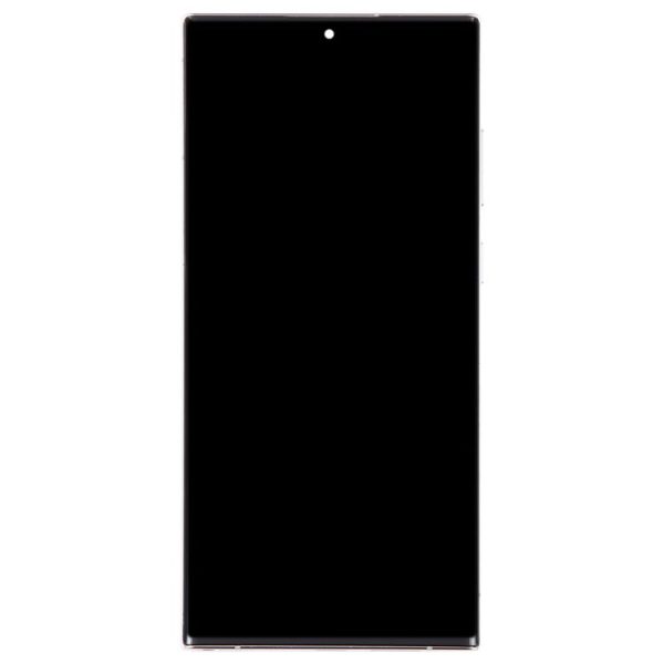 Samsung Galaxy S22 Ultra 5G SM-S908B EU Edition 6.78 inch OLED LCD Screen Digitizer Full Assembly with Frame (Silver) - Image 3