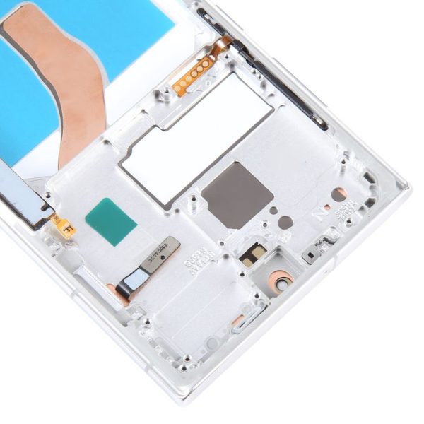Samsung Galaxy S22 Ultra 5G SM-S908B EU Edition 6.78 inch OLED LCD Screen Digitizer Full Assembly with Frame (Silver) - Image 5