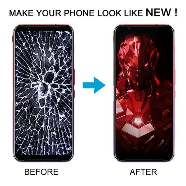 ZTE Nubia Red Magic 3s LCD Screen Digitizer Full Assembly with Frame (Black) - Image 7