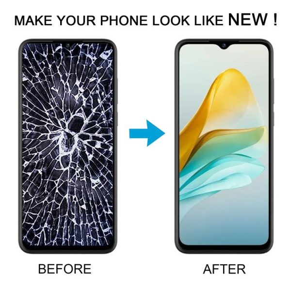 ZTE Blade A53 LCD Screen Digitizer Full Assembly with Frame - Image 6