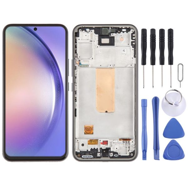 Samsung Galaxy A54 5G SM-A546 6.43 inch OLED LCD Screen Digitizer Full Assembly with Frame