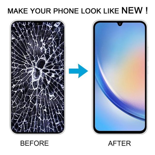 Samsung Galaxy A34 5G SM-A346B OLED LCD Screen Digitizer Full Assembly with Frame - Image 7