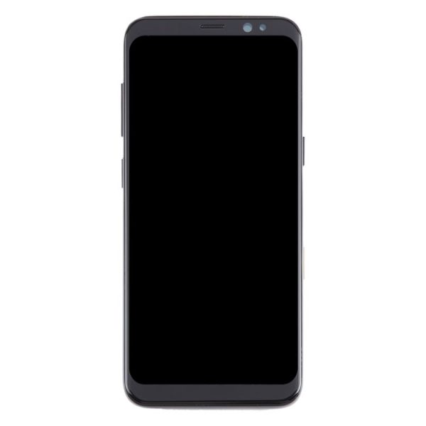 Samsung Galaxy S8 SM-G950 TFT LCD Screen Digitizer Full Assembly with Frame (Black) - Image 2
