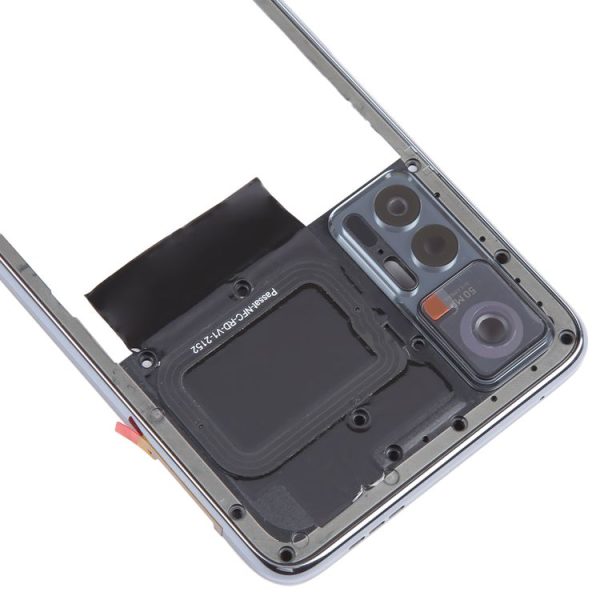 TCL 30 4G / 30 5G Original Middle Frame Bezel Plate (Black) - Image 4