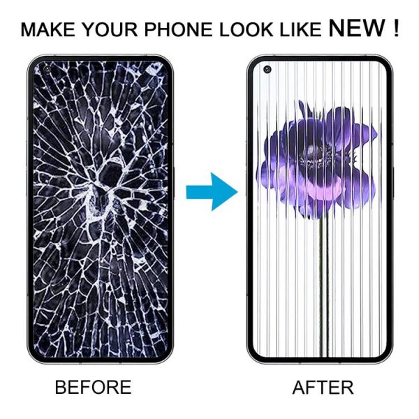 Nothing Phone1 A063 LCD Screen Digitizer Full Assembly with Frame (Silver) - Image 6