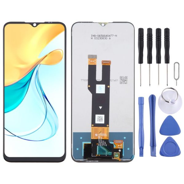 ZTE Blade V50 Design 4G LCD Screen with Digitizer Full Assembly (Black)