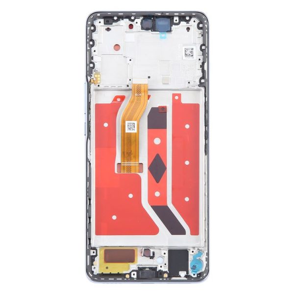 Honor X50 Original LCD Screen Digitizer Full Assembly with Frame (Silver) - Image 3