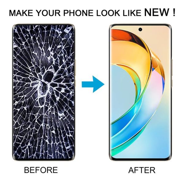 Honor X50 Original LCD Screen Digitizer Full Assembly with Frame (Silver) - Image 6