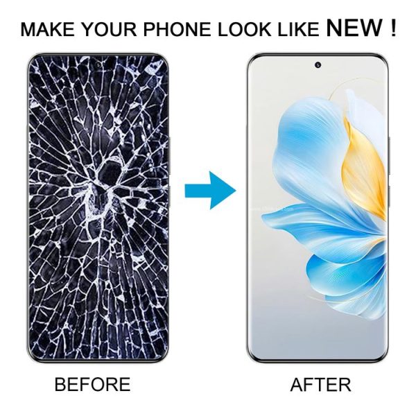 Honor 100 Original LCD Screen Digitizer Full Assembly with Frame (Black) - Image 6