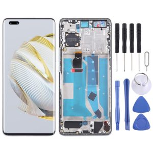 Huawei Nova 10 Pro Original LCD Screen Digitizer Full Assembly with Frame (Silver)