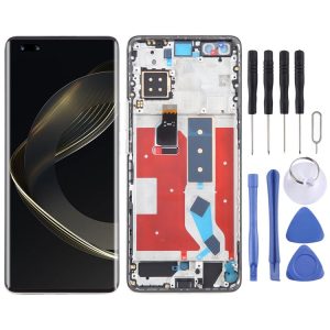 Huawei Nova 11 Pro Original LCD Screen Digitizer Full Assembly with Frame (Gold)
