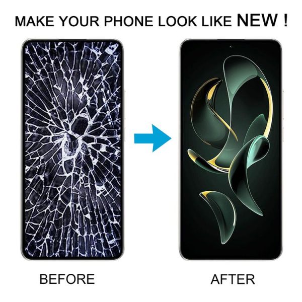 Xiaomi 13T Pro Original AMOLED Material LCD Screen Digitizer Full Assembly with Frame (Gold) - Image 6