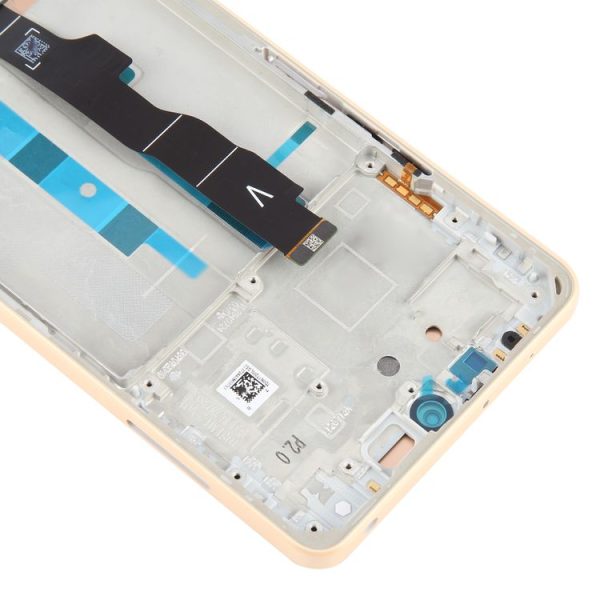 Xiaomi Redmi Note 13 5G Original AMOLED Material LCD Screen Digitizer Full Assembly with Frame (Gold) - Image 5
