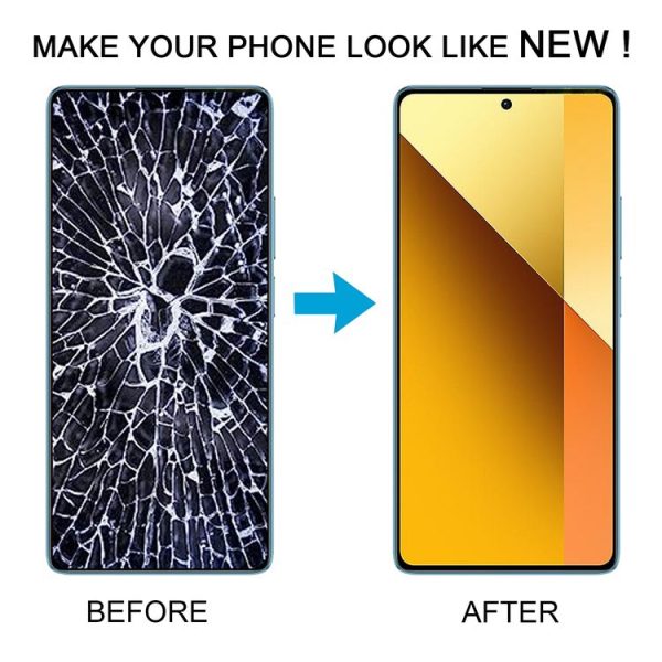 Xiaomi Redmi Note 13 5G Original AMOLED Material LCD Screen Digitizer Full Assembly with Frame (Gold) - Image 6