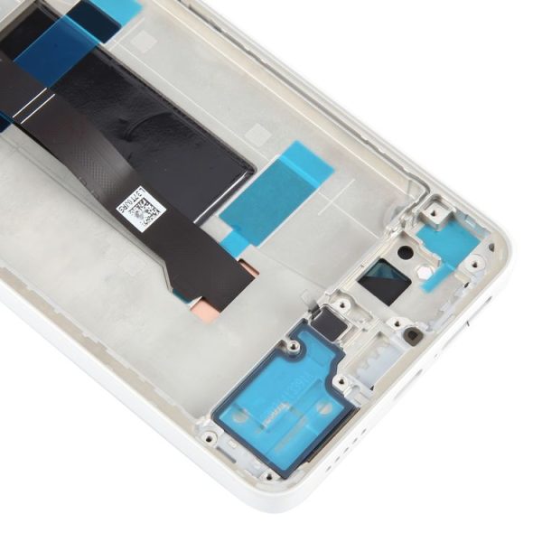 Xiaomi Redmi Note 13 Pro 5G Original AMOLED Material LCD Screen Digitizer Full Assembly with Frame (White) - Image 4