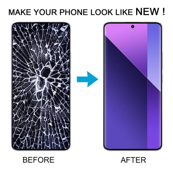 Xiaomi Redmi Note 13 Pro+ Original AMOLED Material LCD Screen Digitizer Full Assembly with Frame (Purple) - Image 6