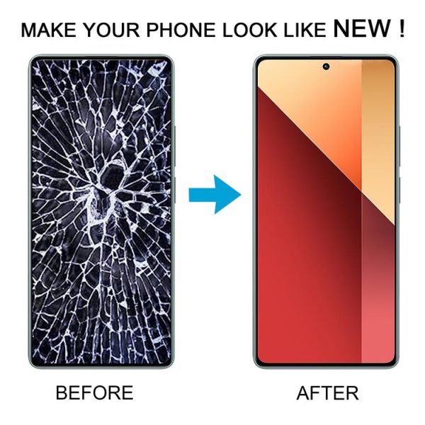 Xiaomi Redmi Note 13 Pro 4G Original AMOLED Material LCD Screen Digitizer Full Assembly with Frame (Black) - Image 6
