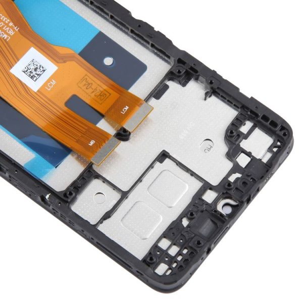 Samsung Galaxy A05 SM-A055F Original LCD Screen Digitizer Full Assembly with Frame (Black) - Image 4