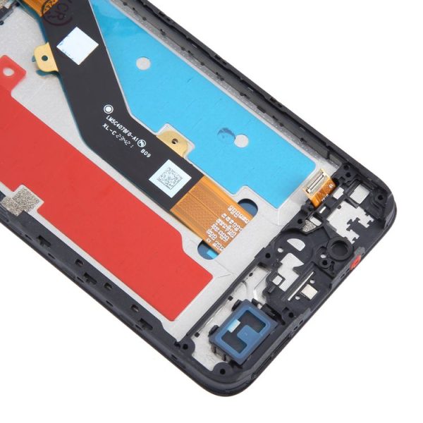 ZTE Blade A34 LCD Screen Digitizer Full Assembly with Frame (Black) - Image 5