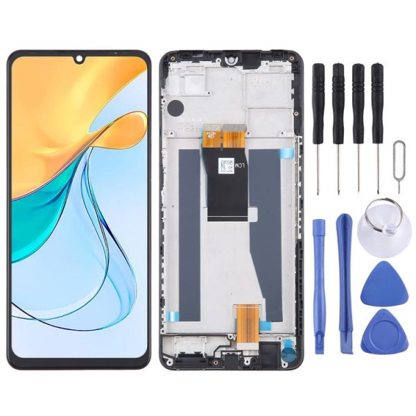 ZTE Blade V50 Vita 8550 LCD Screen Digitizer Full Assembly with Frame (Black)
