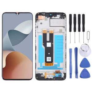 ZTE Blade V50 Smart 7060 LCD Screen Digitizer Full Assembly with Frame (Black)