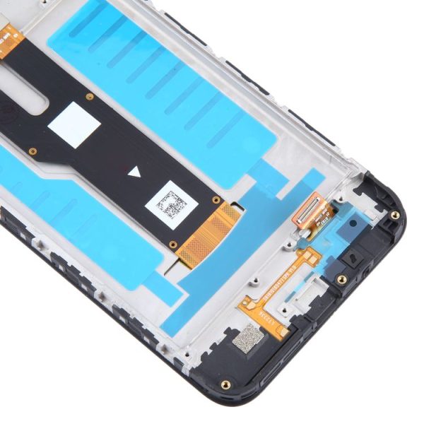 ZTE Axon 50 Lite 8050 LCD Screen Digitizer Full Assembly with Frame (Black) - Image 5