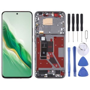 Honor Magic6 Original LCD Screen Digitizer Full Assembly with Frame (Grey)
