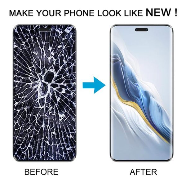 Honor Magic6 Pro Original LCD Screen Digitizer Full Assembly with Frame (Silver) - Image 6
