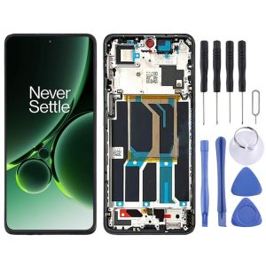 OnePlus Nord 3 CPH2491 CPH2493 AMOLED Original LCD Screen Digitizer Full Assembly with Frame (Black)