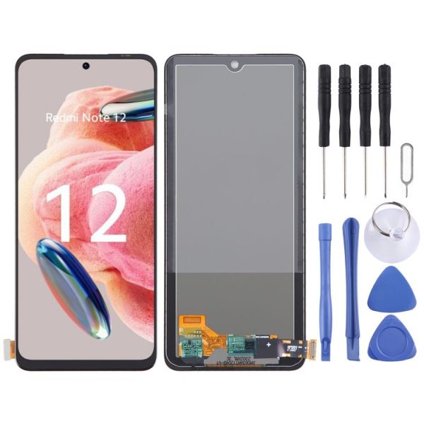 Xiaomi Redmi Note 12 4G TFT LCD Screen with Digitizer Full Assembly, Not Supporting Fingerprint Identification