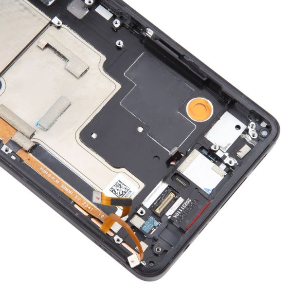 Asus ROG Phone 8 Pro 5G AI2401 AMOLED Original LCD Screen Digitizer Full Assembly with Frame (Black) - Image 4
