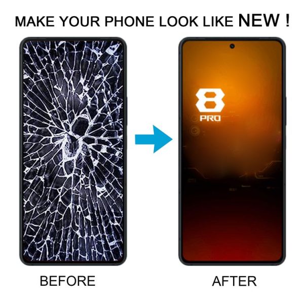 Asus ROG Phone 8 Pro 5G AI2401 AMOLED Original LCD Screen Digitizer Full Assembly with Frame (Black) - Image 6