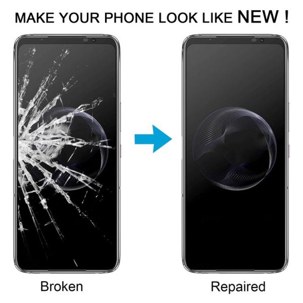 Asus ROG Phone 7 Ultimate AI2205 Front Screen Outer Glass Lens with OCA Optically Clear Adhesive - Image 6
