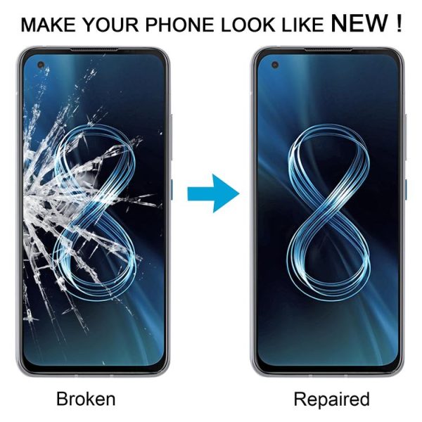 Asus Zenfone 8 8Z ZS590KS I006D Front Screen Outer Glass Lens with OCA Optically Clear Adhesive - Image 6